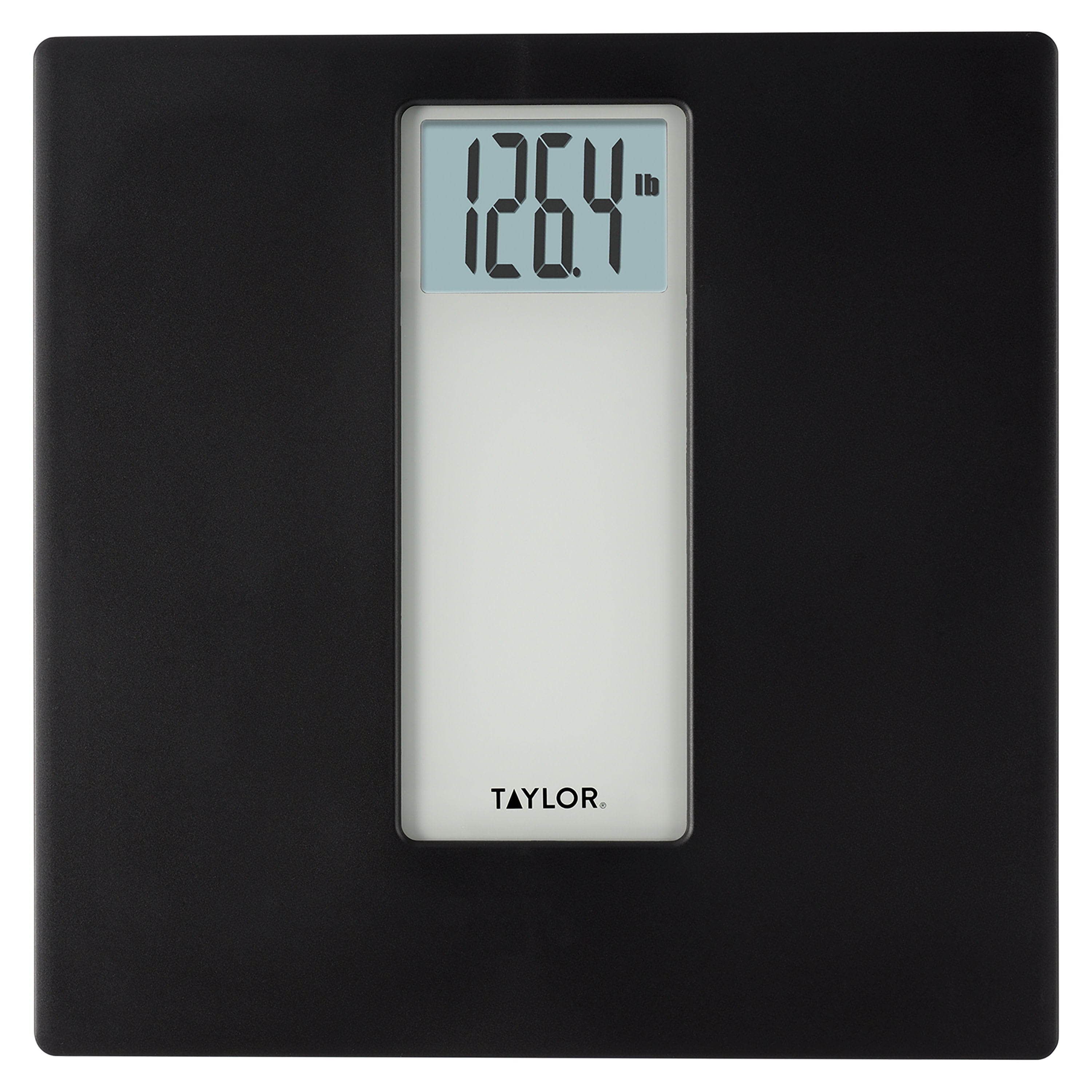 Taylor Digital Scale for Body Weight, High 400 LB Capacity, Easy to Read  Readout Display with Silver Bezel Accent, Durable Platform, White