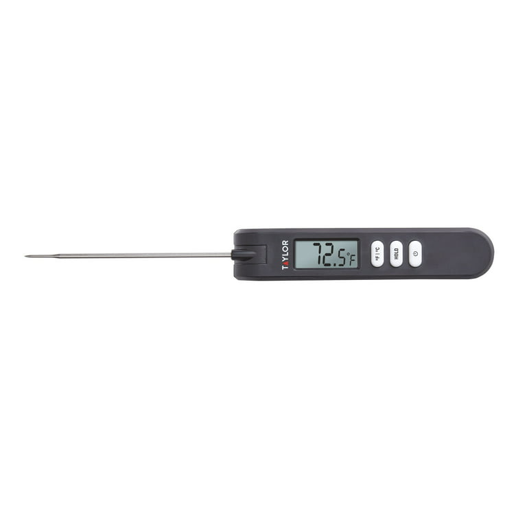 Home Basics Digital Cooking Thermometer, Black, FOOD PREP
