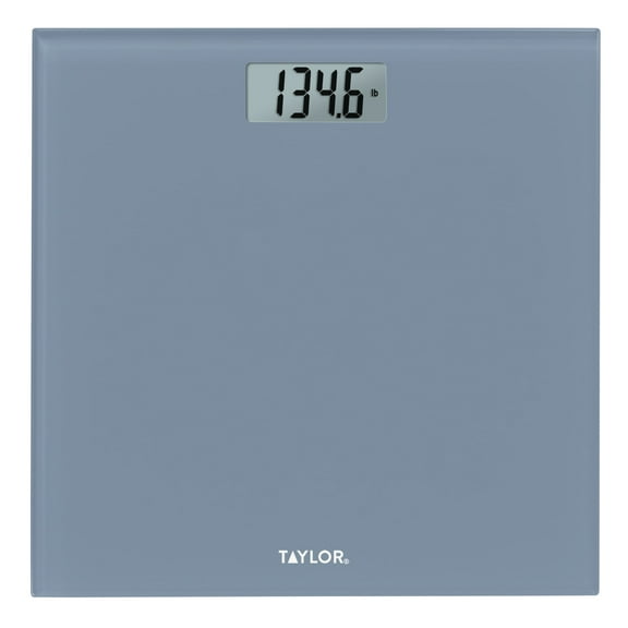 Taylor Digital Glass Bath Scale, Slate Blue