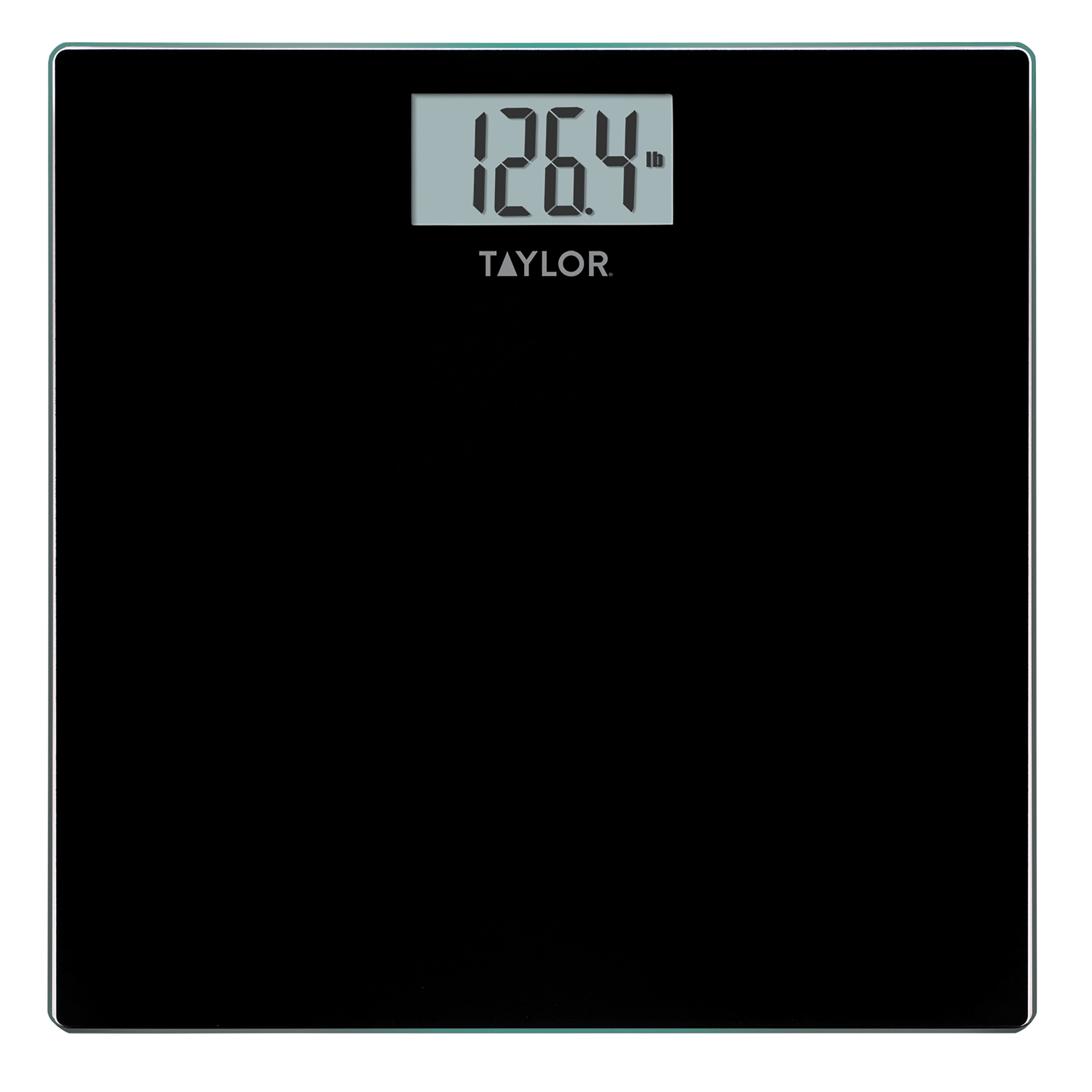 Clear Glass Weight Scale Silver - Thinner
