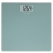 Taylor Digital Glass Bathroom Scale with Spa Blue Finish