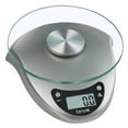 thumbnail image 1 of Taylor Digital Glass Platform Silver Base Food Scale, 1 of 5