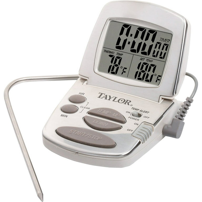 Taylor 1470N Classic Series Digital Cooking Thermometer/Timer With