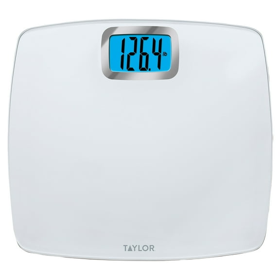 Taylor Digital Pure White Bathroom Scale