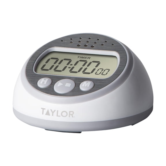Taylor Digital Timer Counts Up and Down for School, Learning, Projects, and Kitchen Tasks, Super Loud Digital Timer, Gray J101