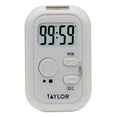 thumbnail interactive-video image 1 of Taylor Digital Timer with Light, Sound, and Vibration White, 1 of 6