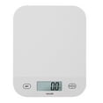 thumbnail image 1 of Taylor Digital Waterproof Kitchen and Food Scale with Grams & Ounces, White 11LB Capacity, 1 of 11