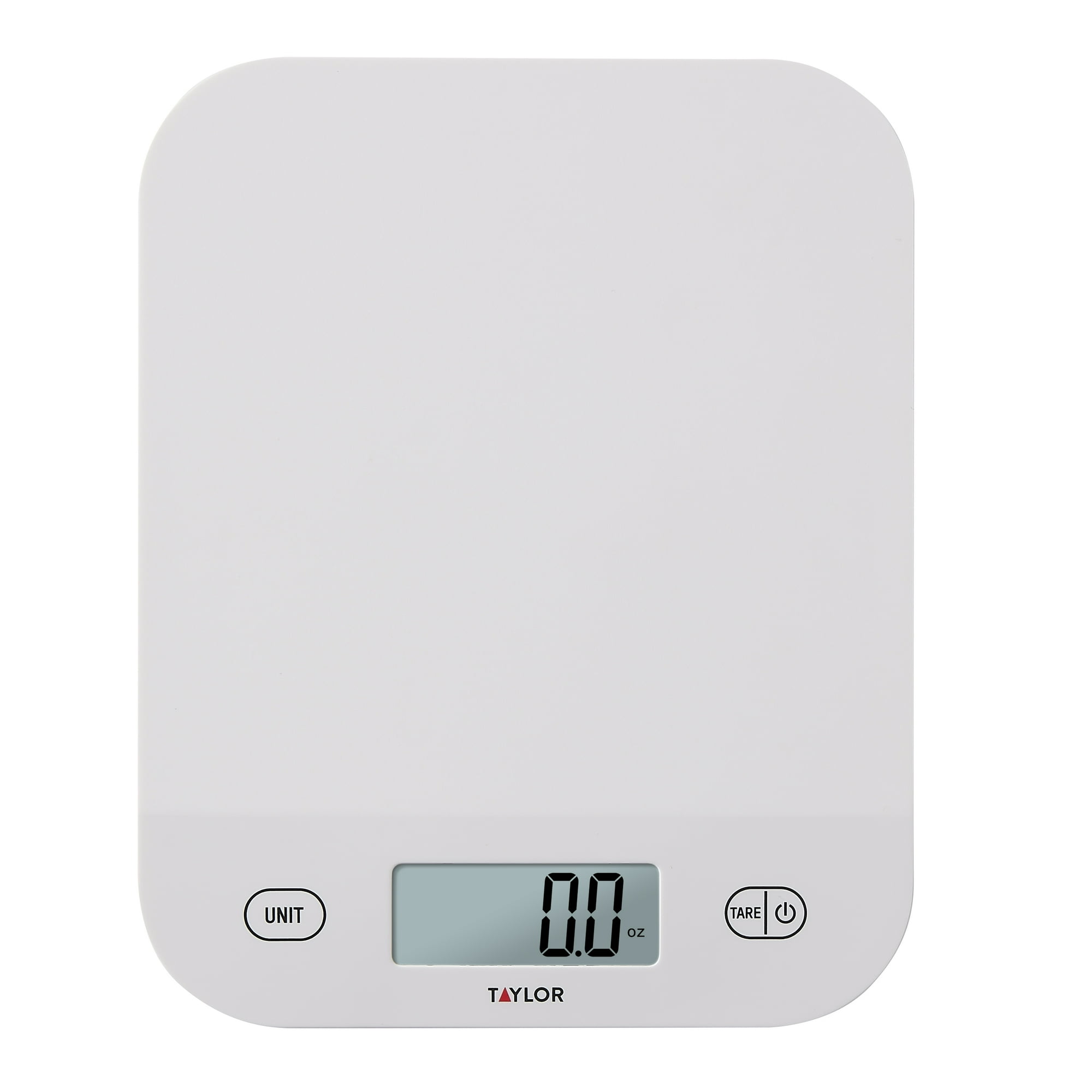 Taylor Digital Waterproof Kitchen and Food Scale with Grams & Ounces, White 11LB Capacity