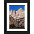 thumbnail image 1 of Taylor, Douglas 11x14 Black Ornate Wood Framed with Double Matting Museum Art Print Titled - Mt. Whitney Portrait II, 1 of 4