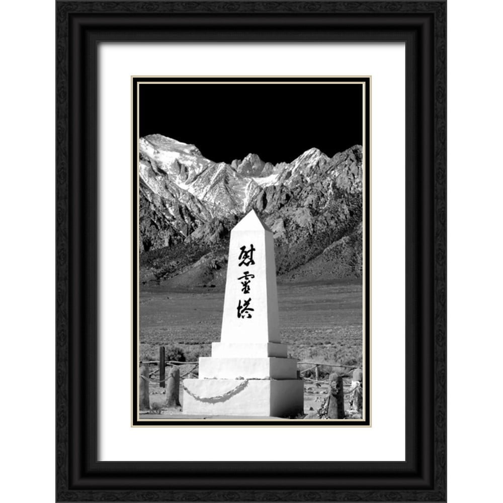 Taylor, Douglas 11x14 Black Ornate Wood Framed with Double Matting ...