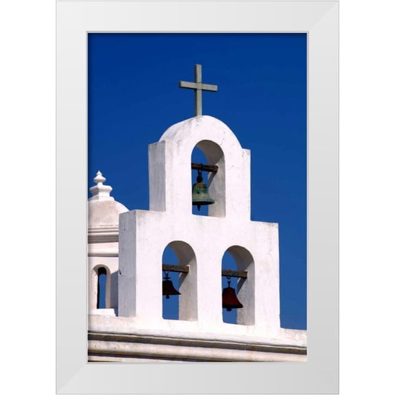 Taylor, Douglas 11x14 White Modern Wood Framed Museum Art Print Titled - Mission Bells I