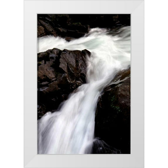 Taylor, Douglas 11x14 White Modern Wood Framed Museum Art Print Titled - Sol Duc Falls II