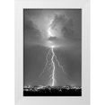 thumbnail image 1 of Taylor, Douglas 13x18 White Modern Wood Framed Museum Art Print Titled - Blue Lightning BW, 1 of 4