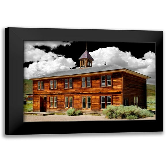 Taylor, Douglas 14x11 Black Modern Framed Museum Art Print Titled - Abandoned Schoolhouse