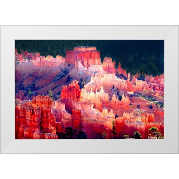 Taylor, Douglas 14x11 White Modern Wood Framed Museum Art Print Titled - Bryce Canyon Sunrise I