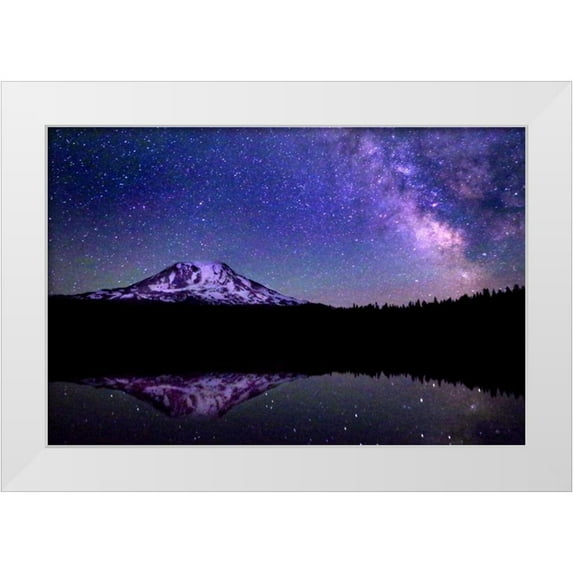 Taylor, Douglas 14x11 White Modern Wood Framed Museum Art Print Titled - Milky Way