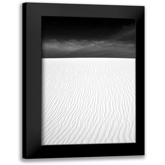 Taylor, Douglas 17x24 Black Modern Framed Museum Art Print Titled - White Sands New Mexico