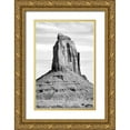 thumbnail image 1 of Taylor, Douglas 17x24 Gold Ornate Wood Framed with Double Matting Museum Art Print Titled - Monument Valley II BW, 1 of 4