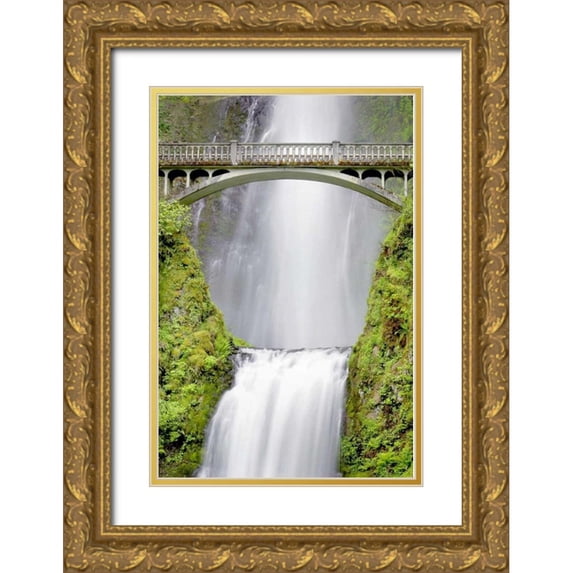 Taylor, Douglas 17x24 Gold Ornate Wood Framed with Double Matting Museum Art Print Titled - Water Under the Bridge