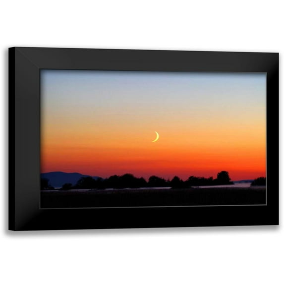 Taylor, Douglas 18x13 Black Modern Framed Museum Art Print Titled - Crescent at Sunset