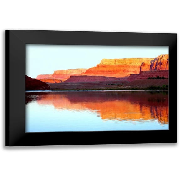 Taylor, Douglas 18x13 Black Modern Framed Museum Art Print Titled - Vermillion Cliffs II