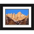 thumbnail image 1 of Taylor, Douglas 24x17 Black Ornate Wood Framed with Double Matting Museum Art Print Titled - Mt. Whitney Morning Light, 1 of 4