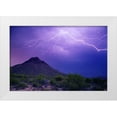 thumbnail image 1 of Taylor, Douglas 24x17 White Modern Wood Framed Museum Art Print Titled - Mountain Lightning, 1 of 4