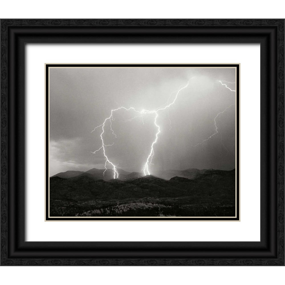 Taylor, Douglas 32x26 Black Ornate Wood Framed with Double Matting ...