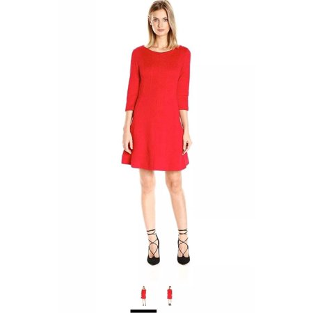 Taylor Dresses Women's Rose Novelty Jacquard, Red, 10: 10/Red