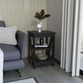 thumbnail image 1 of Taylor End Table, Side Table, Nightstand: 3-Tier Storage Shelf for Small Spaces, 1 of 8