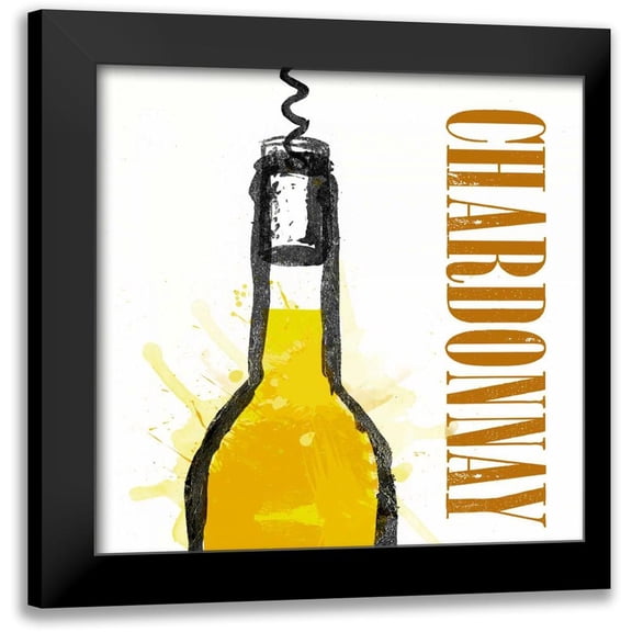 Taylor, Evangeline 12x12 Black Modern Framed Museum Art Print Titled - Artist Series Wine 1