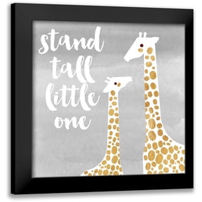 Taylor, Evangeline 12x12 Black Modern Framed Museum Art Print Titled - Stand Tall