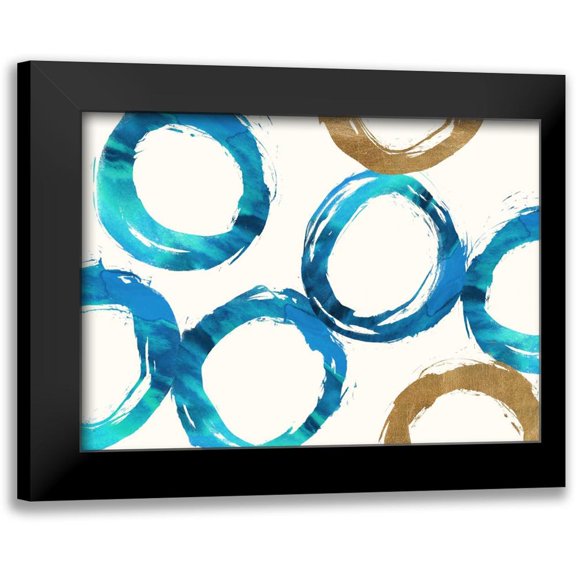 Taylor, Evangeline 14x11 Black Modern Framed Museum Art Print Titled - Unity Blue