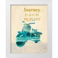 thumbnail image 1 of Taylor, Evangeline 15x18 White Modern Wood Framed Museum Art Print Titled - Its All In The Way You Travel, 1 of 4