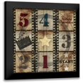 thumbnail image 1 of Taylor, Evangeline 20x20 Black Modern Framed Museum Art Print Titled - Feature Presentation Countdown, 1 of 5