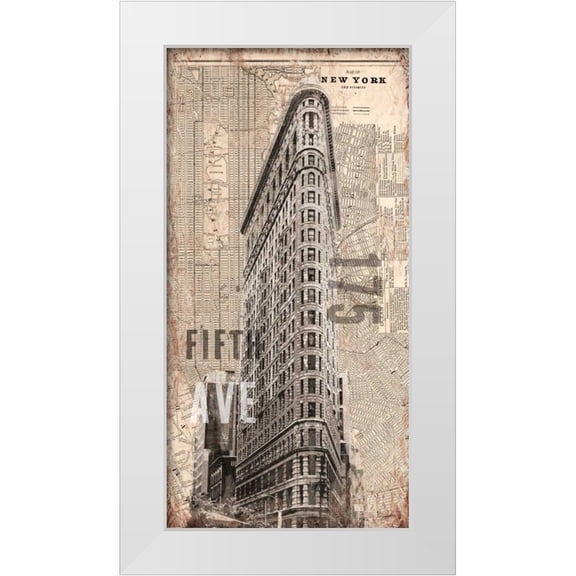 Taylor, Evangeline 9x14 White Modern Wood Framed Museum Art Print Titled - 175 Fifth Avenue