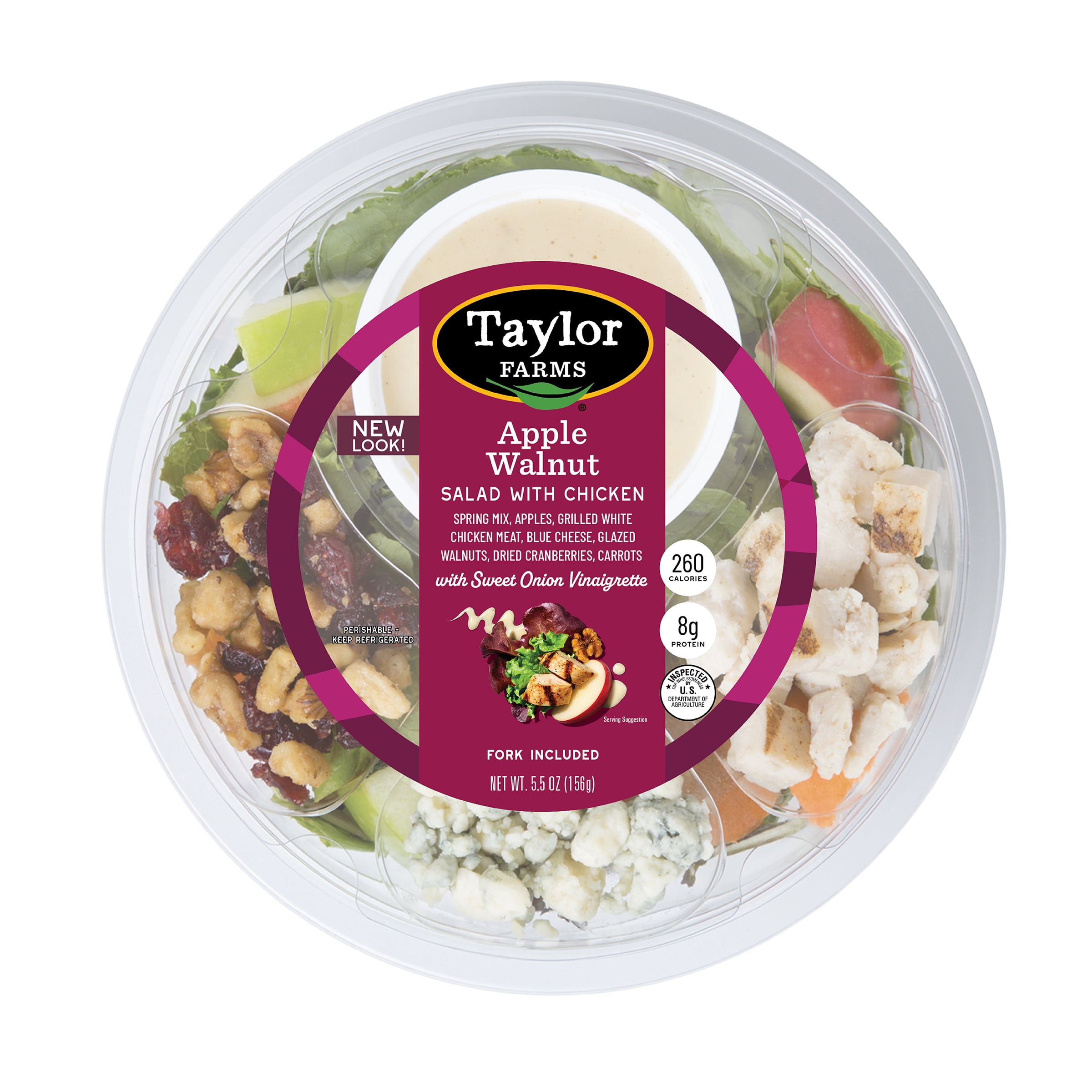 Taylor Farms Apple & Walnut Salad, 5.5oz, Fresh Deli
