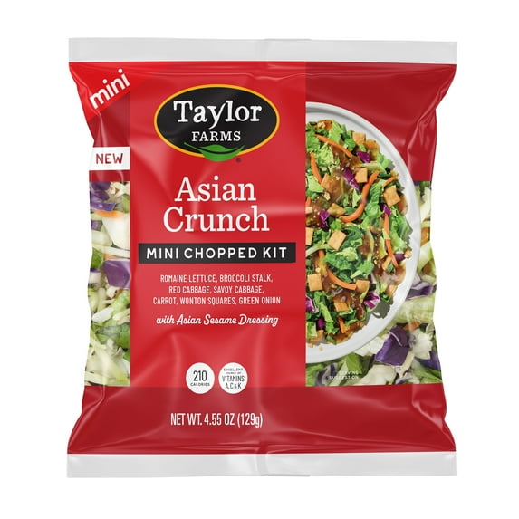 Taylor Farms Asian Crunch Mini Chopped Salad Kit, 4.55 o, Fresh