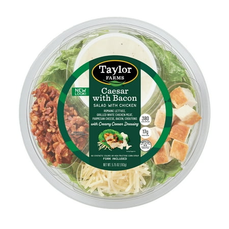Taylor Farms Caesar Salad with Bacon and Chicken, 5.75 oz (Fresh)