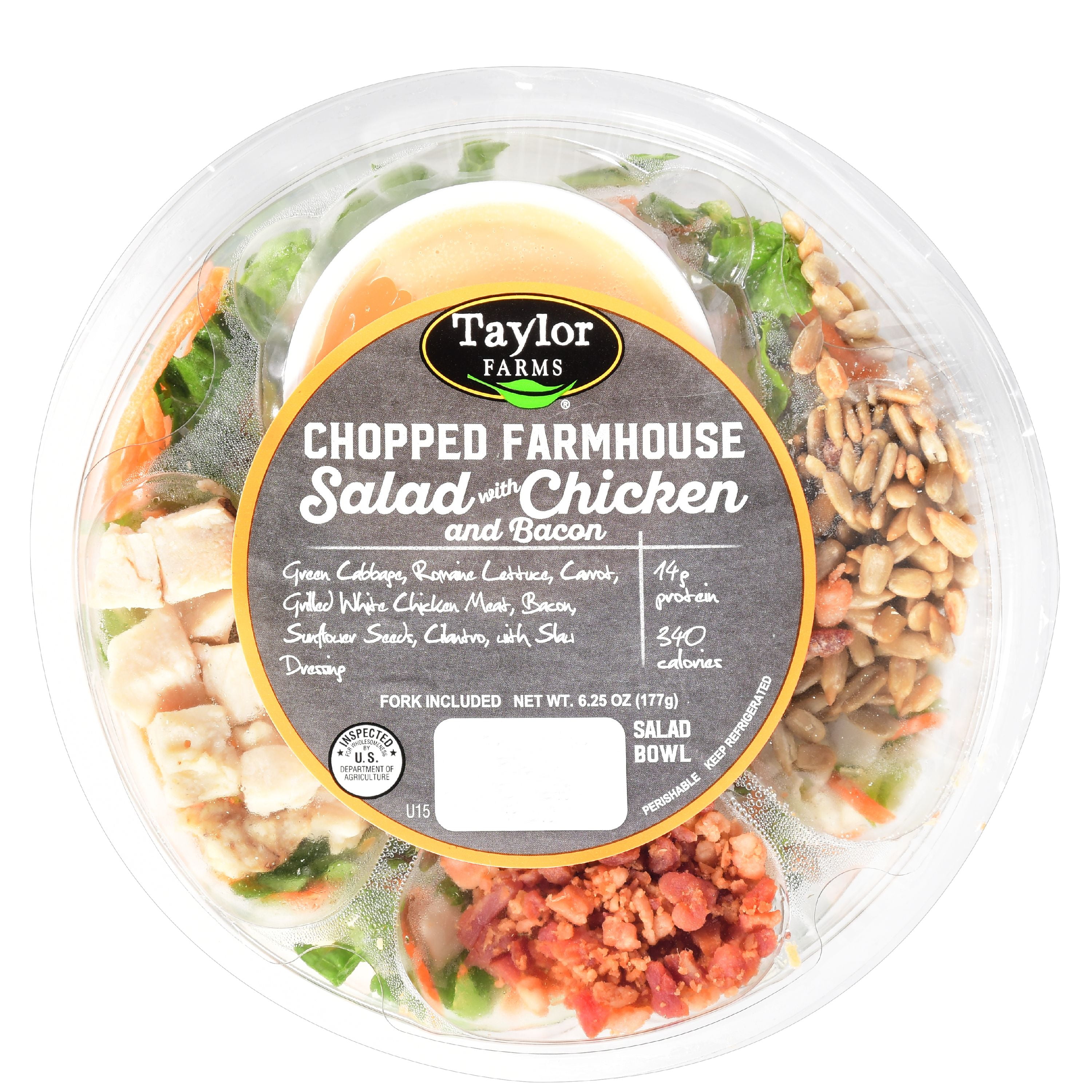 Taylor Farms Chopped Farmhouse Salad w/ Chicken & Bacon, 6.25 oz
