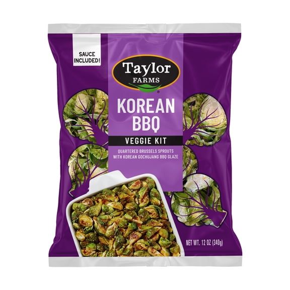 Taylor Farms Korean BBQ Brussels Veggie Kit, 12 oz, Fresh