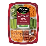 Taylor Farms Snap Peas & Tomatoes Vegetable Tray with Ranch Dip, 40 oz, Fresh