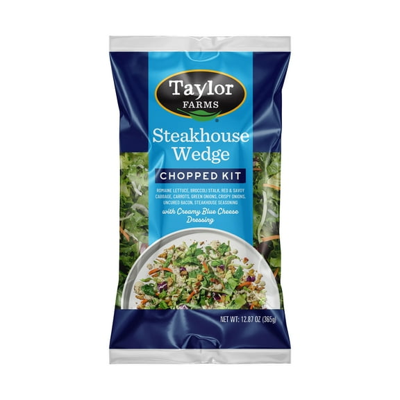 Taylor Farms Steakhouse Wedge Chopped Salad Kit, 12.87 oz, Fresh