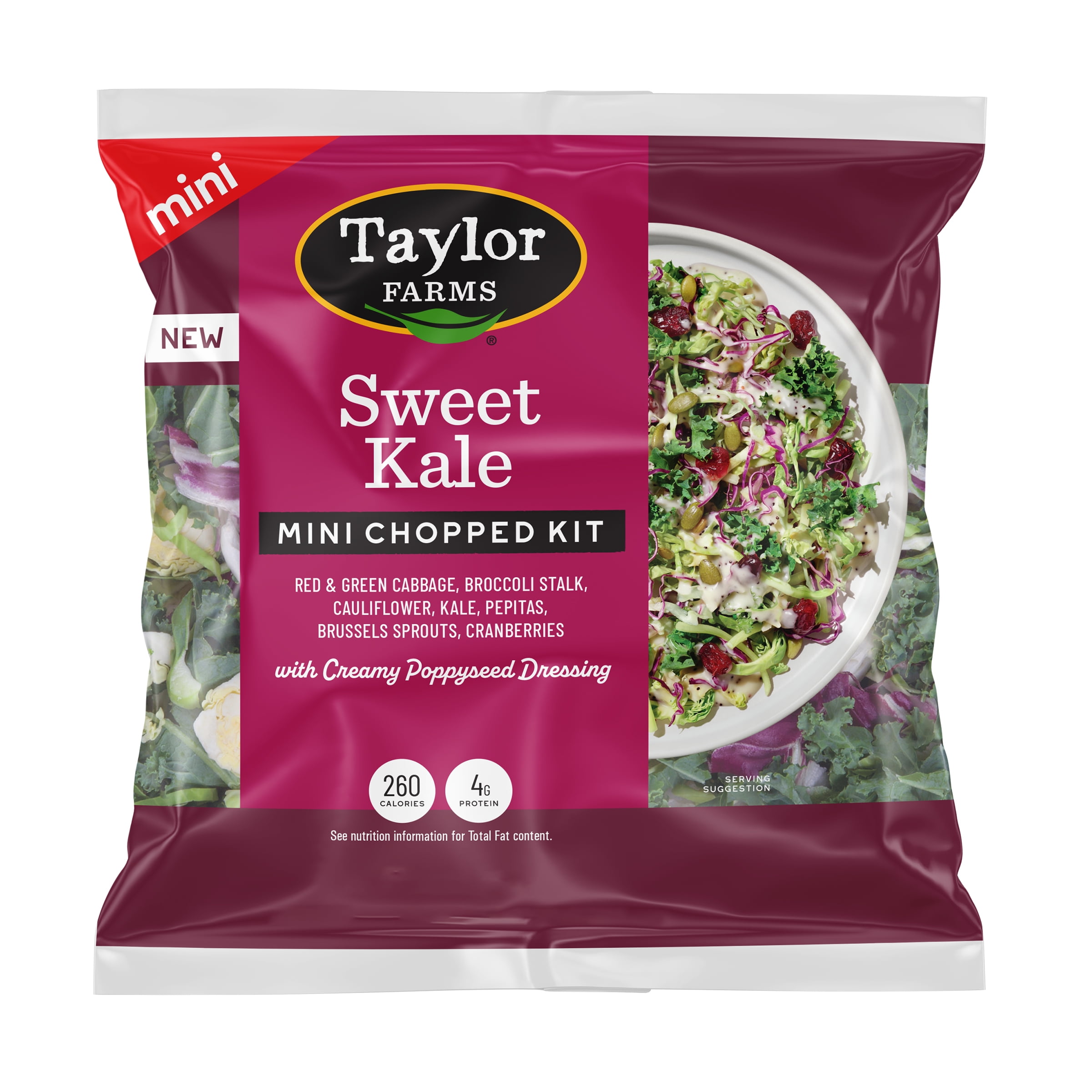 PRODUCE UNBRANDED Taylor Farms Sweet Kale Mini Chopped Salad Kit