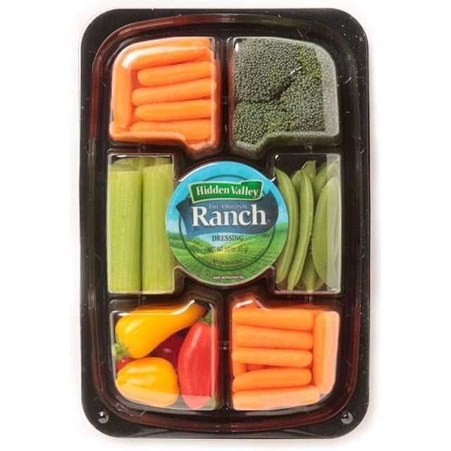 Microchip Tray Taylor Farms Vegetable Tray 64oz - Office Breakroom Snack - Walmart ...