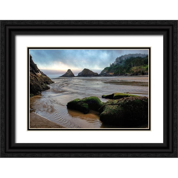 Taylor, Glenn 24x17 Black Ornate Wood Framed with Double Matting Museum Art Print Titled - Secret Escape