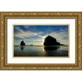 thumbnail image 1 of Taylor, Glenn 32x20 Gold Ornate Wood Framed with Double Matting Museum Art Print Titled - Rocky Shore, 1 of 4