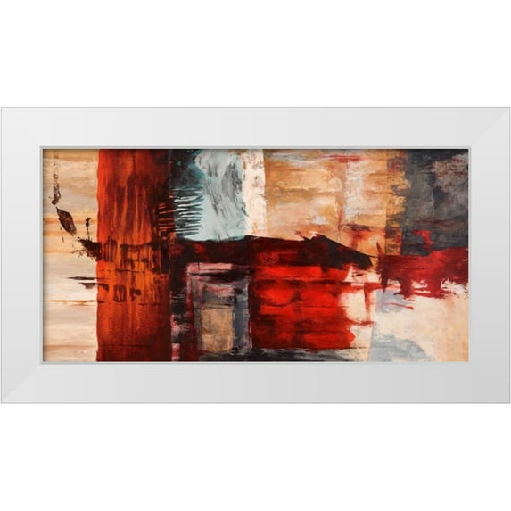 Taylor, Heather 18x11 White Modern Wood Framed Museum Art Print Titled - Breathe
