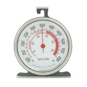 Taylor Classic Series Large Dial Stainless Steel Analog Display Oven Thermometer
