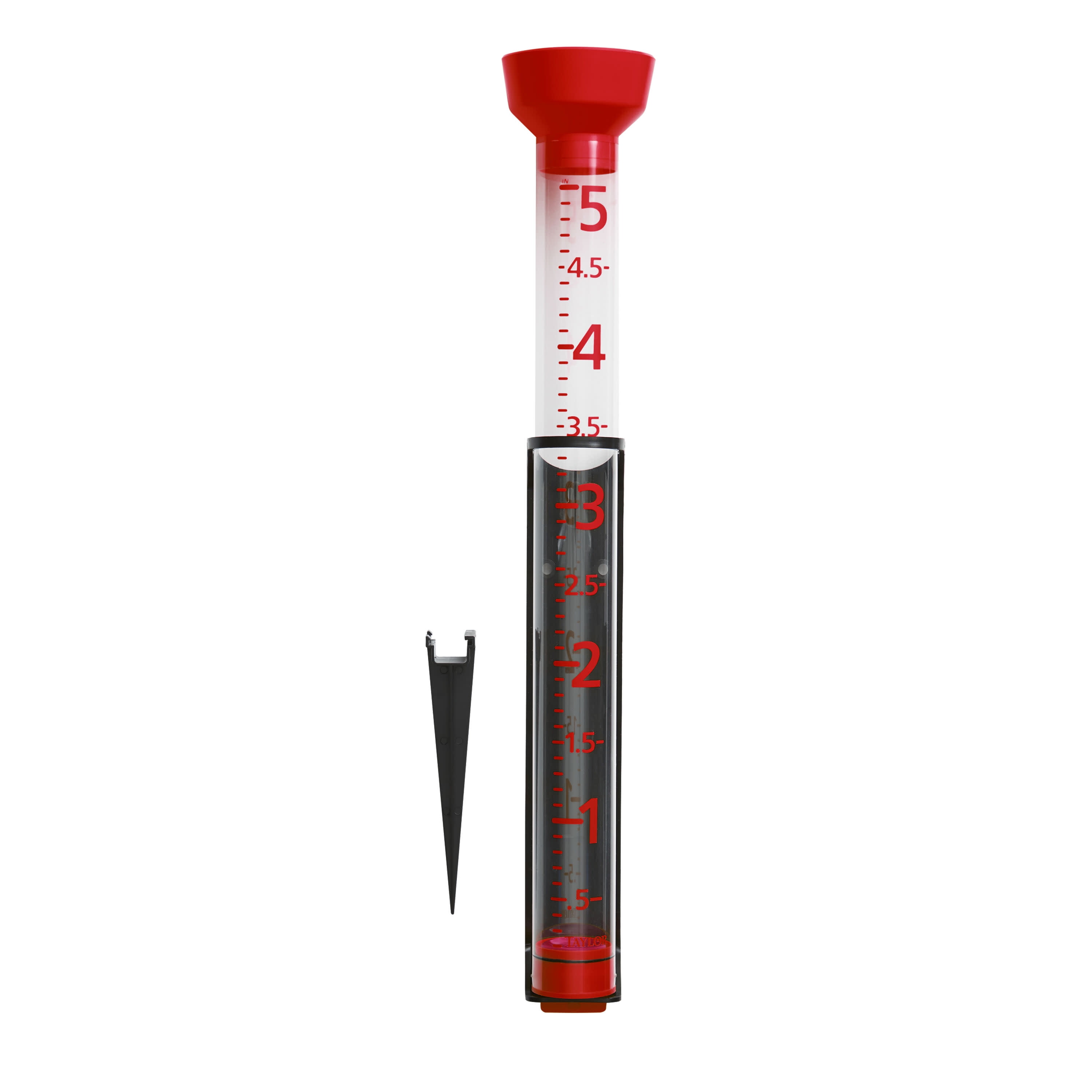 Taylor Jumbo Jr. Rain Gauge 5 inch Capacity with Easy-to-View Feature